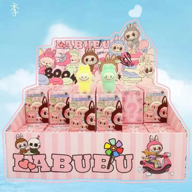 Figurine/porte-clés Labubu style velours- aléatoire 