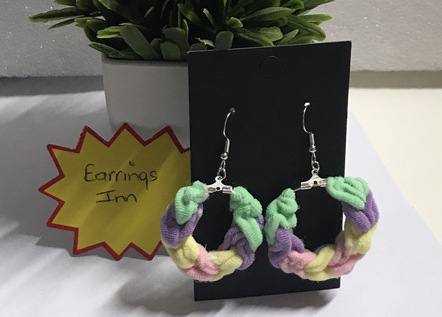 Mixed Dangling Fabric Earrings-MFE45