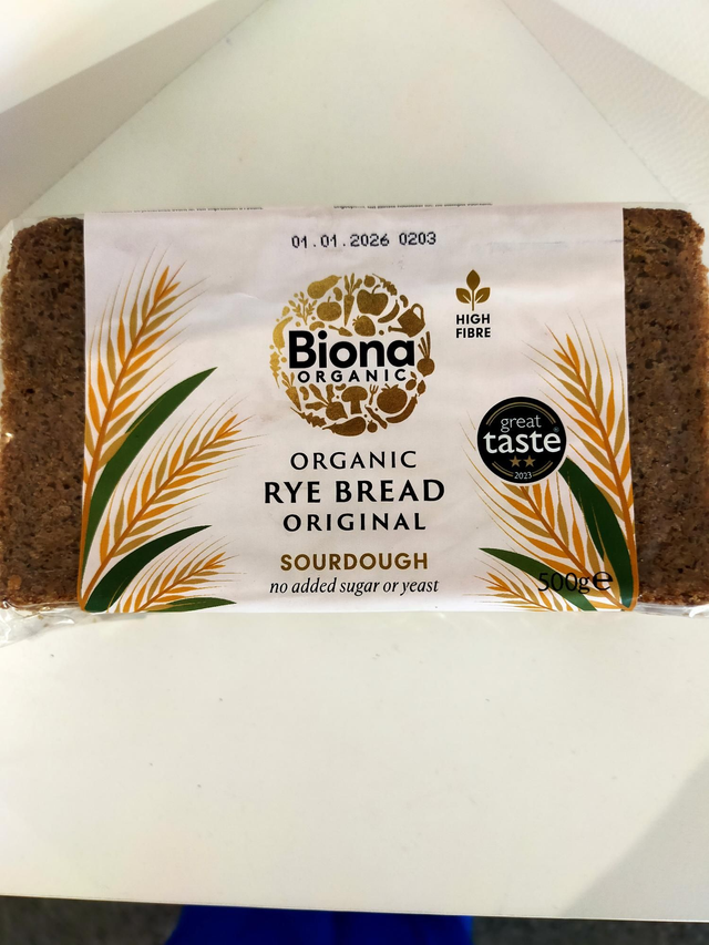 Biona Organic Rye Bread 500g 33942