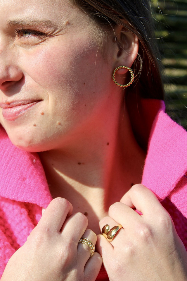 Boucles d&#039;oreilles Rose