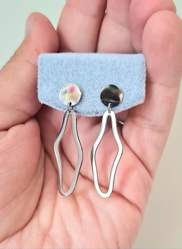 Clous d'oreilles "London" en acier inoxydable 