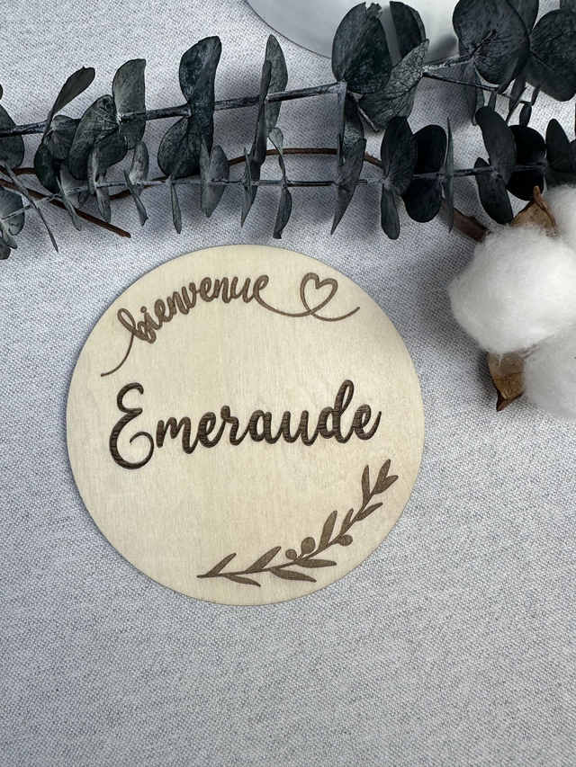 Pancarte de bienvenue personnalisée