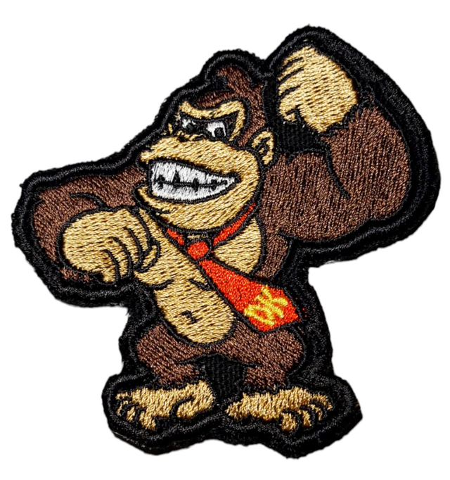 Écusson thermocollant Brodé DONKEY KONG 