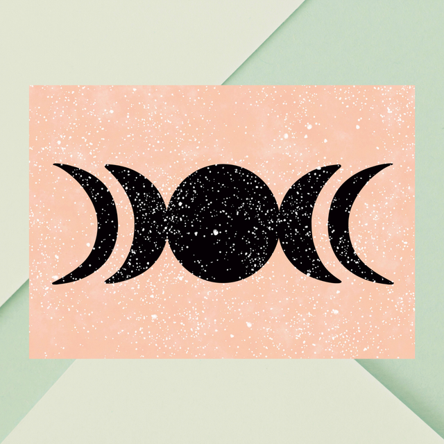 Impression Cycle de la Lune Bohème - Décoration Murale Mystique / Boho Moon Cycle Print - Mystical Wall Decor