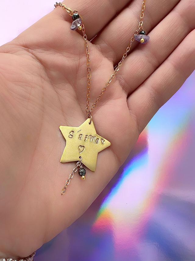 Collier Etoile " S'aimer "