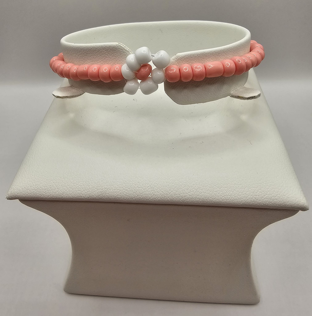 Beaded Flower Bracelet.