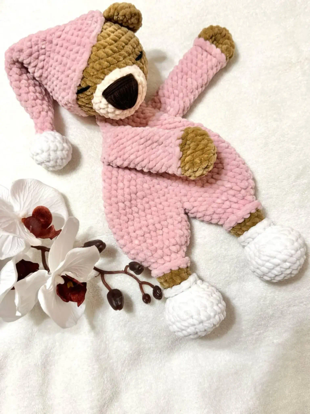 🧸 Doudou Ours en Pyjama 🧸