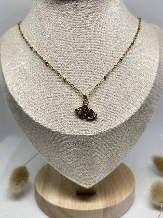 Collier "Laure" doré