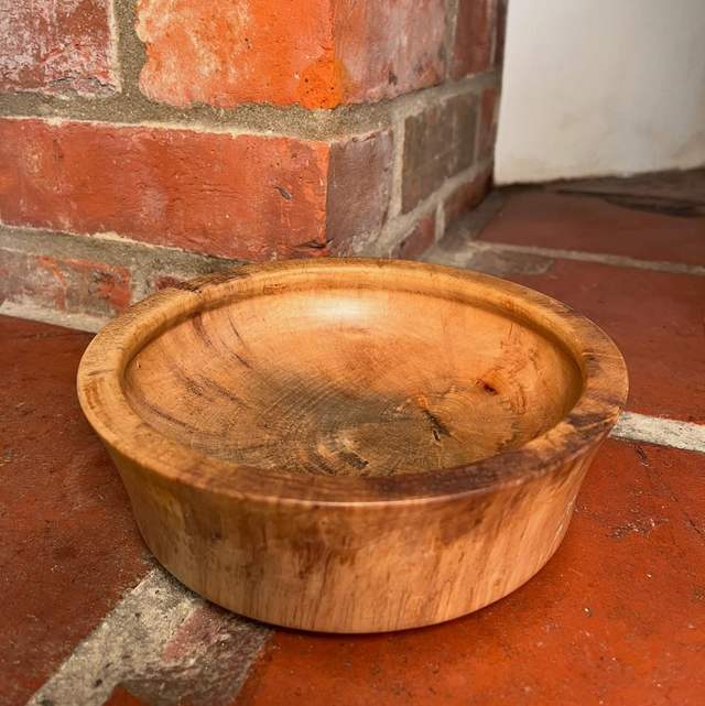 A Vintage Hand Turned Wooden Bowl