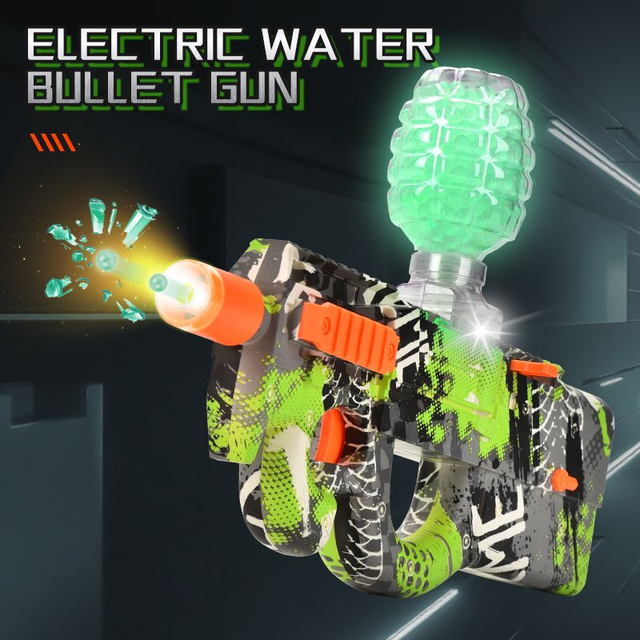 1 Gel Blaster P90 avec sélecteur de tir + 5000 billes de gel et une batterie OFFERTES!