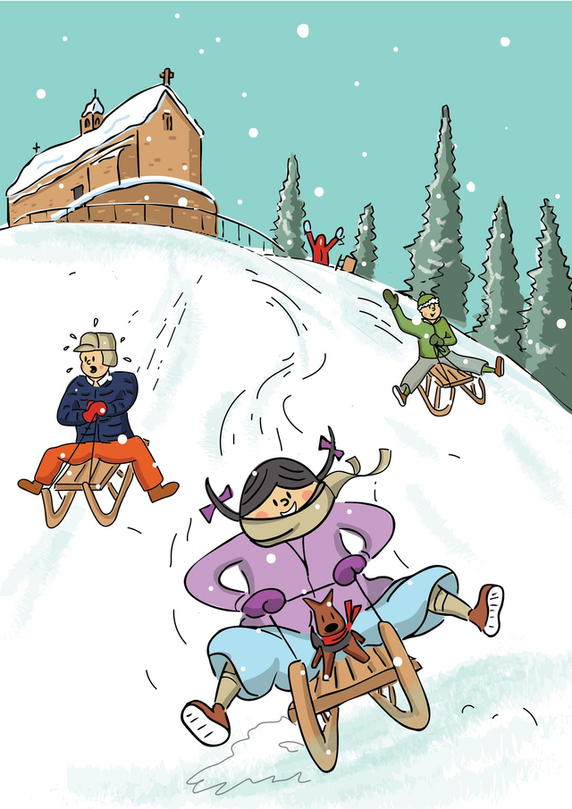 La Hougue Bie Christmas Card (4 Pack)