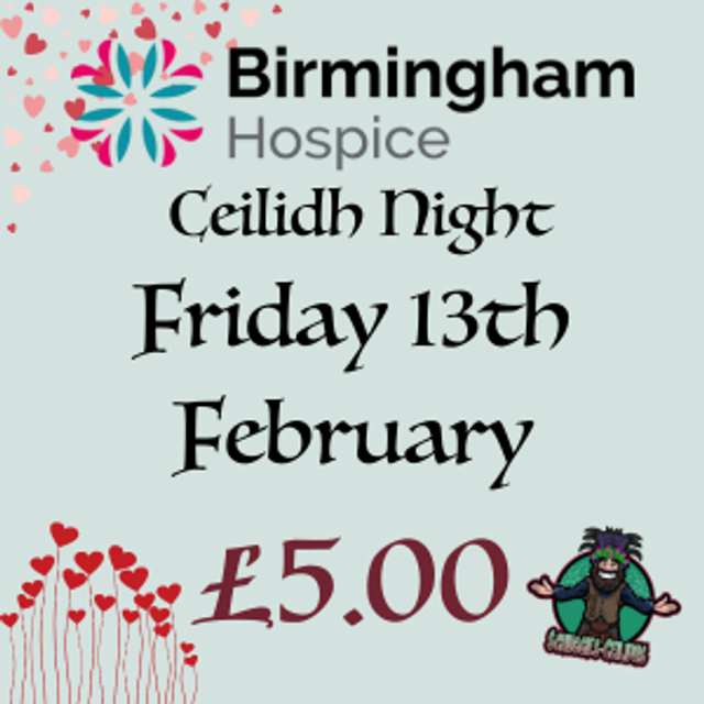 Friday 13th February 2026 Birmingham Ceilidh