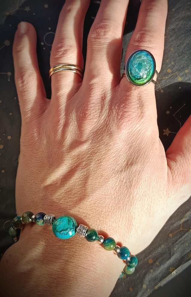 Les Veines d'Auriel - Bagues " Les noyaux d'Ether"