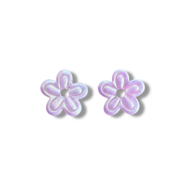 Pampilles mini Nina rose irisé