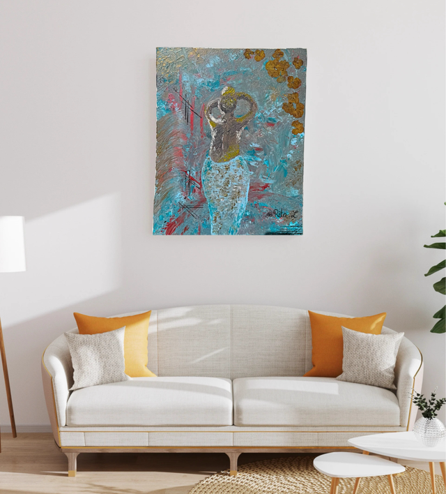 « La femme hortensia »