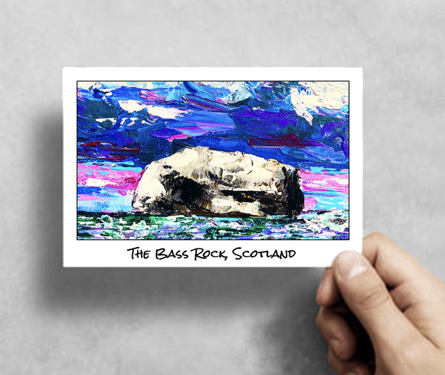 X10 Postcards - The Bass Rock, Scotland (40p per unit)