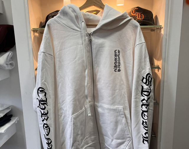 Chrome Hearts zip hoodie size L NEW