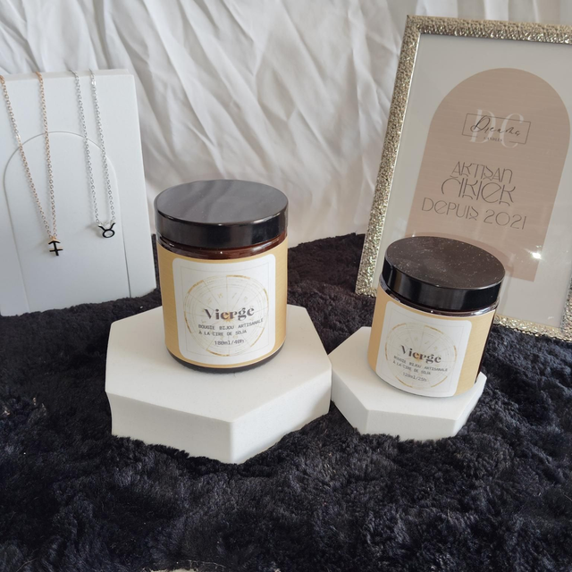 Bougie bijou astrologique 