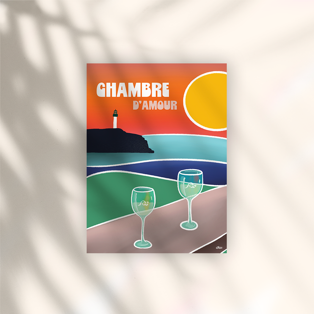 Argia I Anglet Chambre d&#039;Amour - Toile 50x70cm