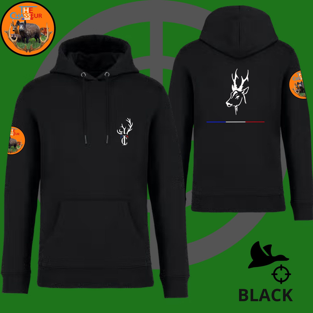 Sweet unisexe Brodé Team the Chasseur + BROCARD