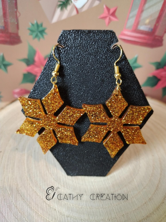 Boucles d'oreilles noël 