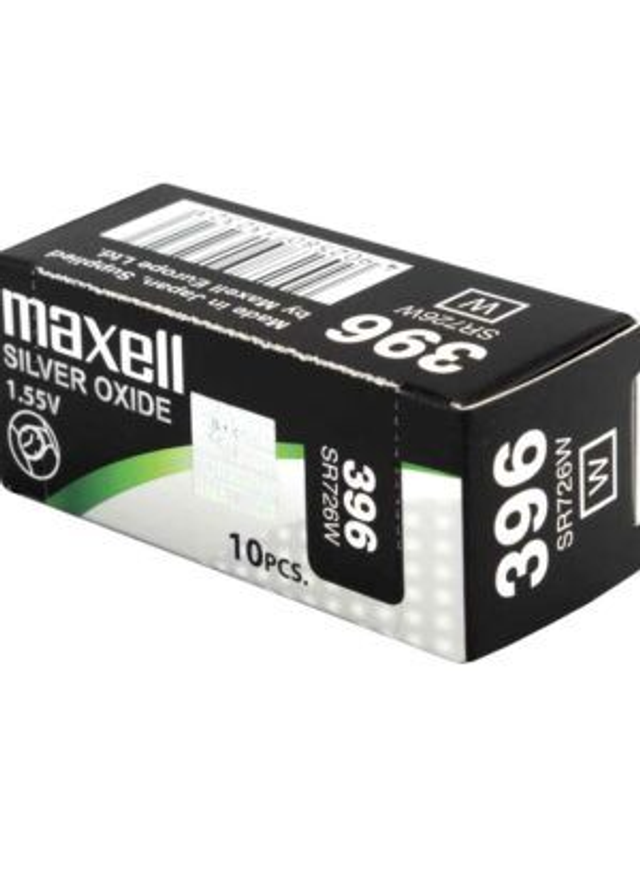 396 (SR726W) Maxell Watch Battery (Pack 10)