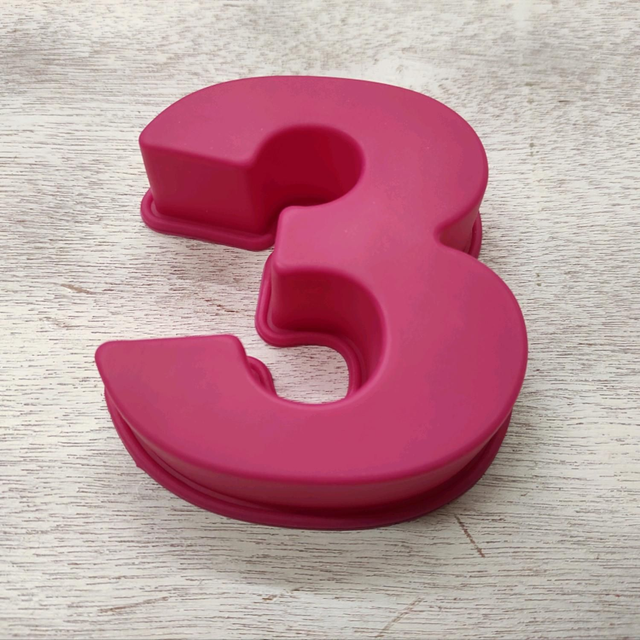 Stampo numero 3 in silicone Mercury