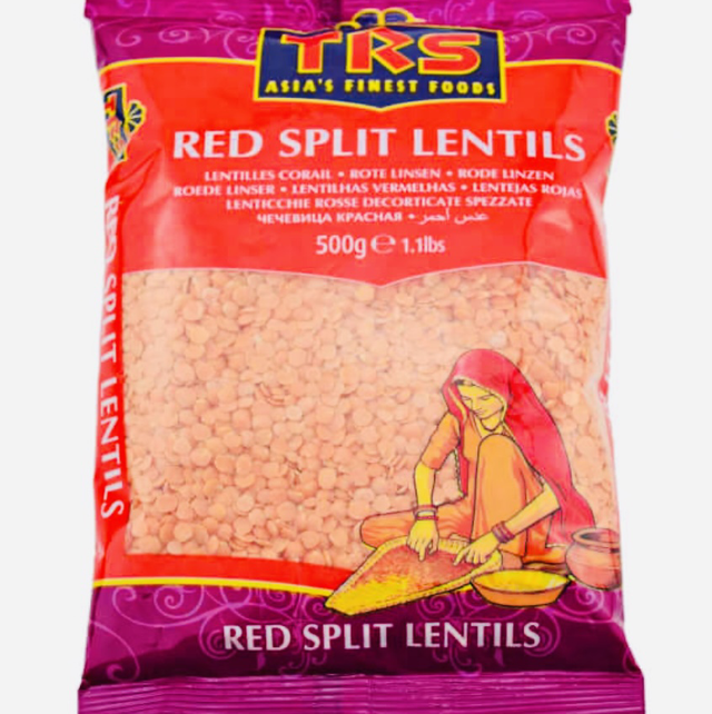 Lentilles rouges indiennes 