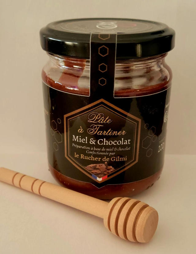 Pâte a tartiner Miel chocolat noisette 200g