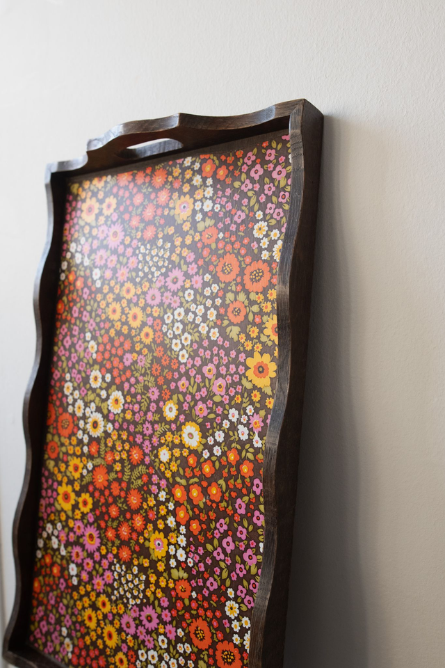 Honey Bloom 🌼 Plateau en bois