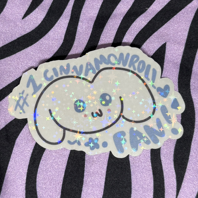 #1 cinnamonroll fan sticker 