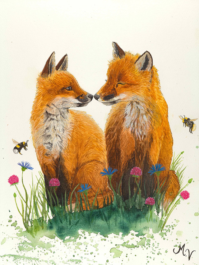 " Renardoux" - tirage d'art A3