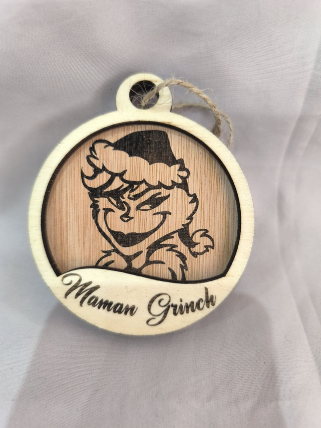 Suspension de Noël "maman Grinch"