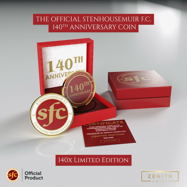 140th Anniversary Official Club Coin
