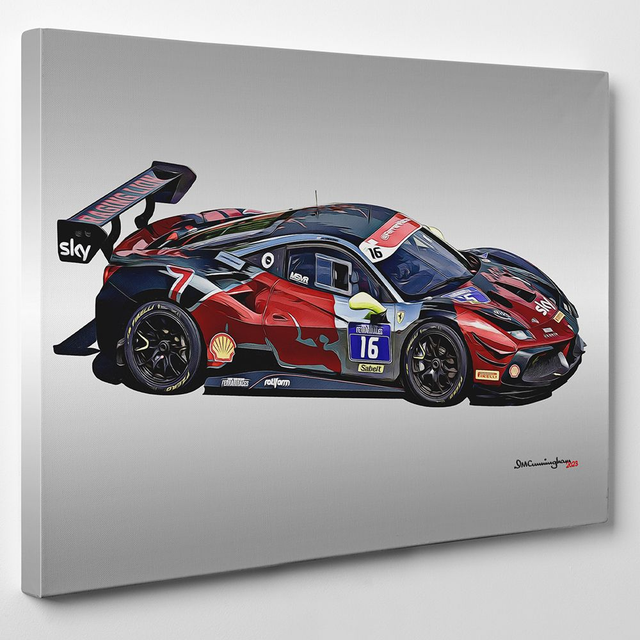 C230900 Ferrari 488 Challenge Evo FCUK23 SIKKENS #16