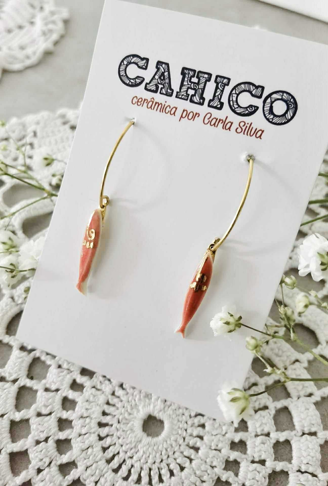 "Sardinhas" Brincos Compridos / Long Earrings 