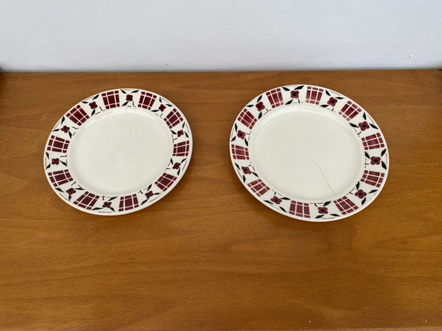 assiettes Badonviller Senlis