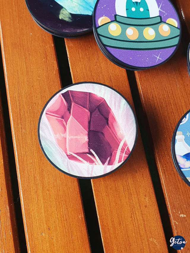 Poignée de téléphone rubis