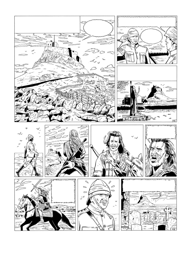 Les Martyrs de Stirling (Tirage de tête en noir et blanc) en série limitée. Sortie AOUT/SEPTEMBRE 2025