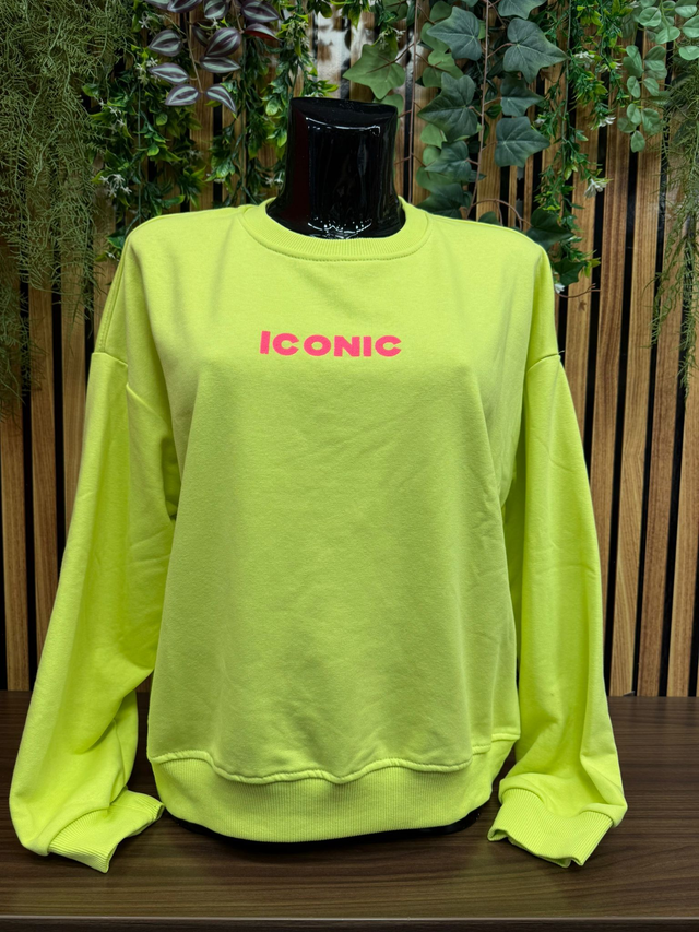 Sweater Iconic  - Lime