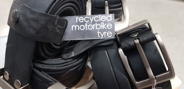 Upcycled Motorbike Tyre Belt | Nomara