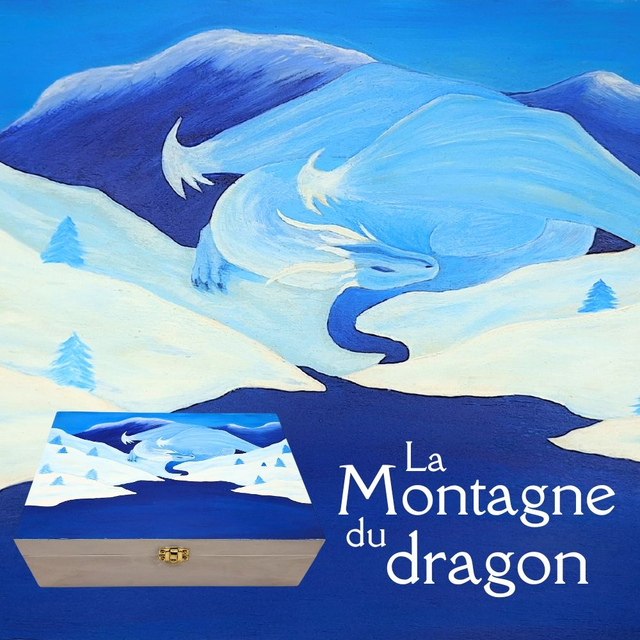 Boîte de rangement 6 compartiments : La Montagne du dragon