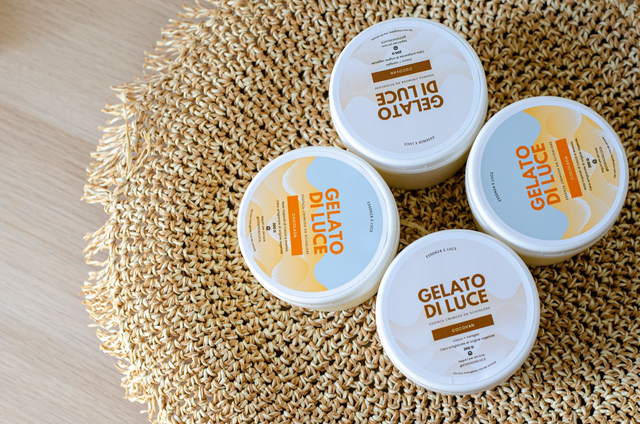 Gelato di Luce – Cera Profumata Scoopable 200g | Cocolada & Cocovan | Wax Melt Artigianale e Candela Cremosa