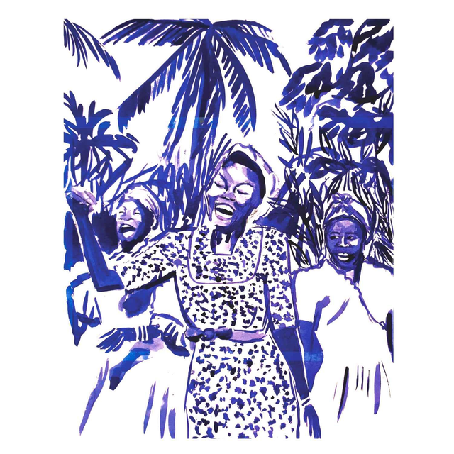 Affiche A3 femmes qui dansent