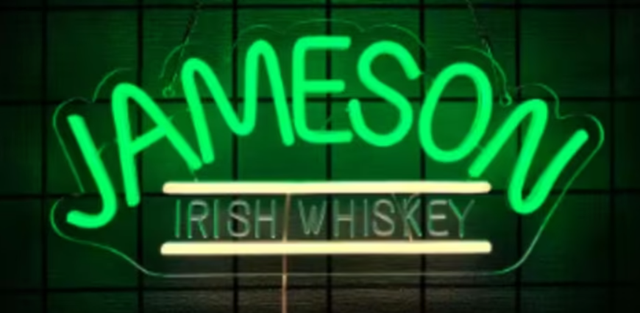 LED lamp neon stijl Jameson (38.5x18cm)