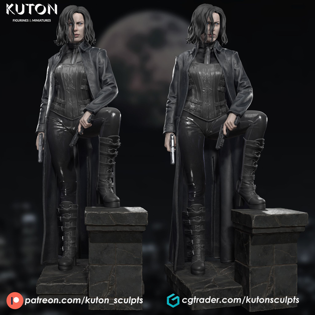 STATUE SELENE UNDERWORLD série movie