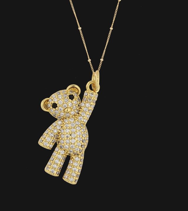 Tiny Ted Pendant Necklace