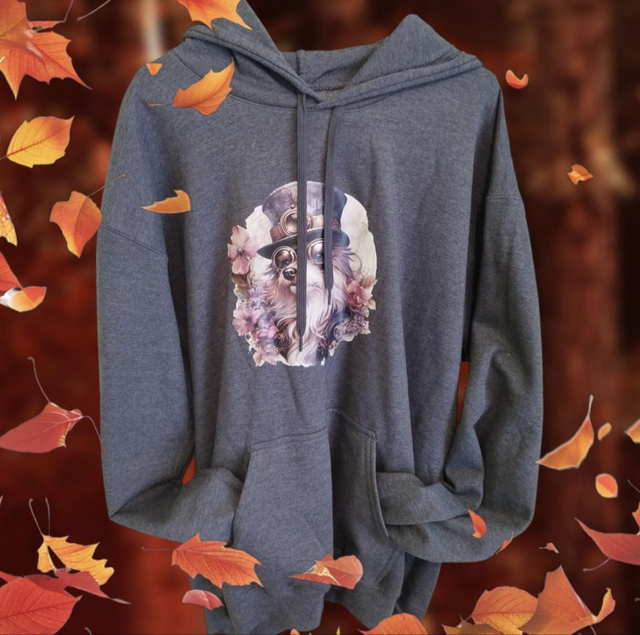 Sweat taille L renard steampunk 