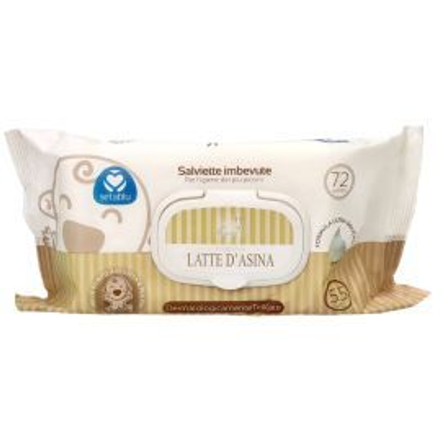 SETABLU SALVIETTE LATTE D'ASINA/72PZ