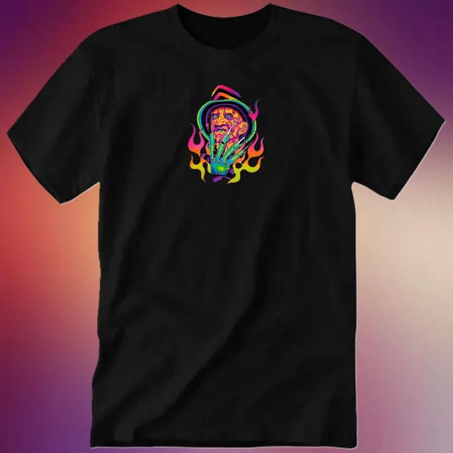Colourful Freddy Krueger T Shirt 